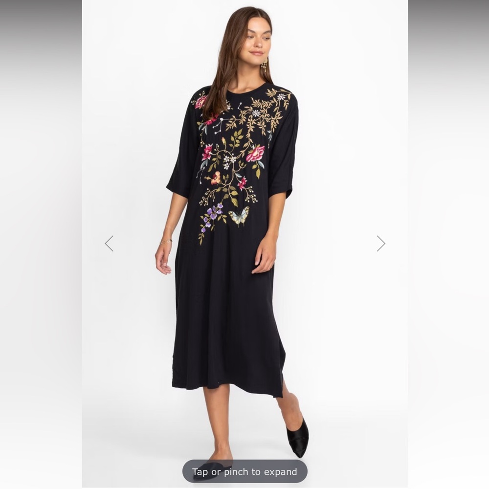 Johnny Was Osaka Dolman Sleeve Knit Dress Size XS